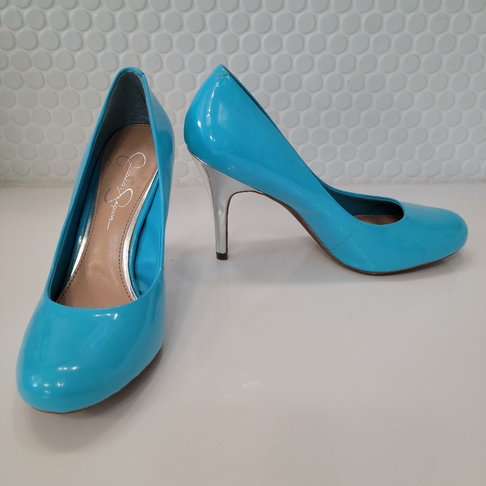Jessica Simpson Electric Blue Pump, Size 7